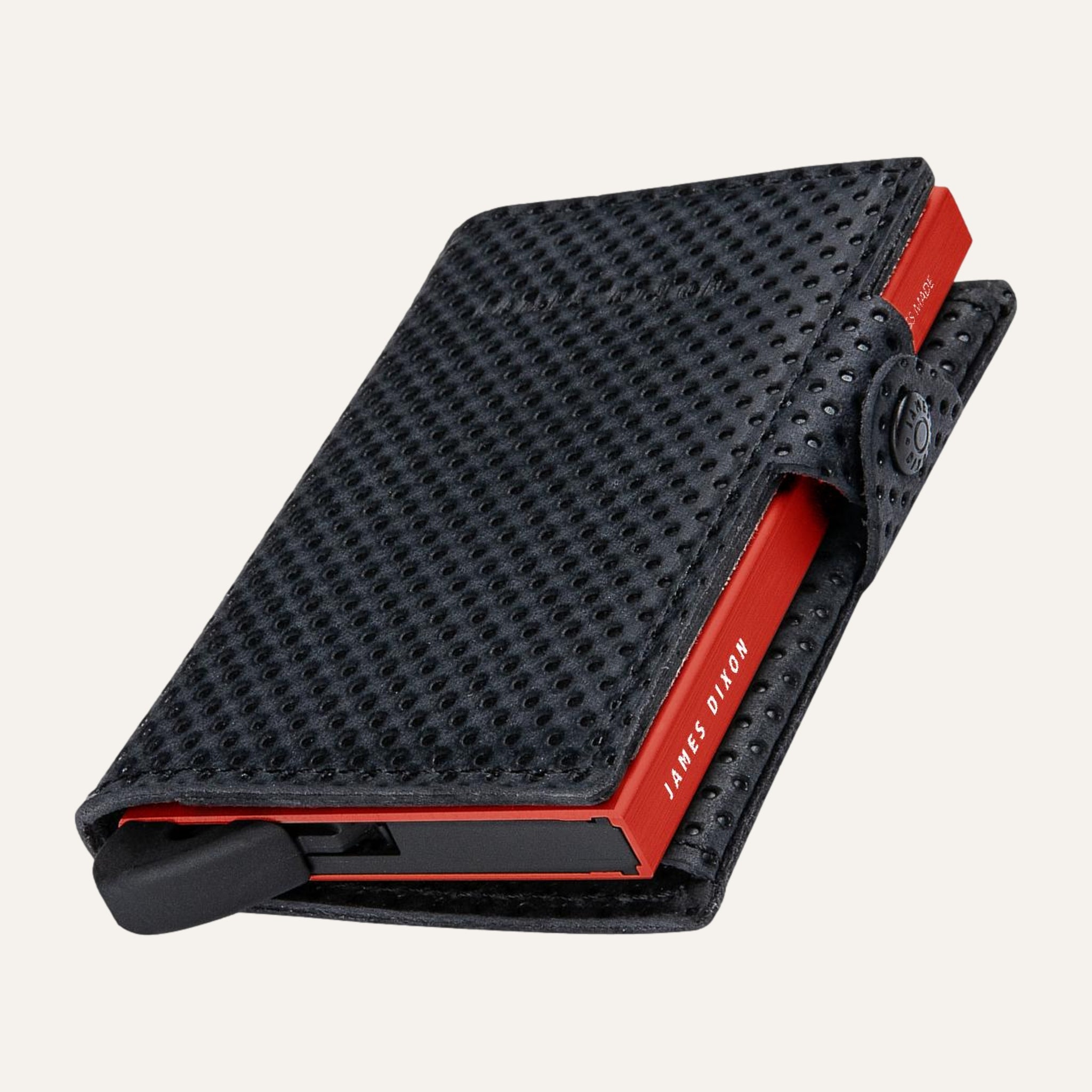 Black/Red Scarlet - Racing - Coin Pocket - Snap - Wallet