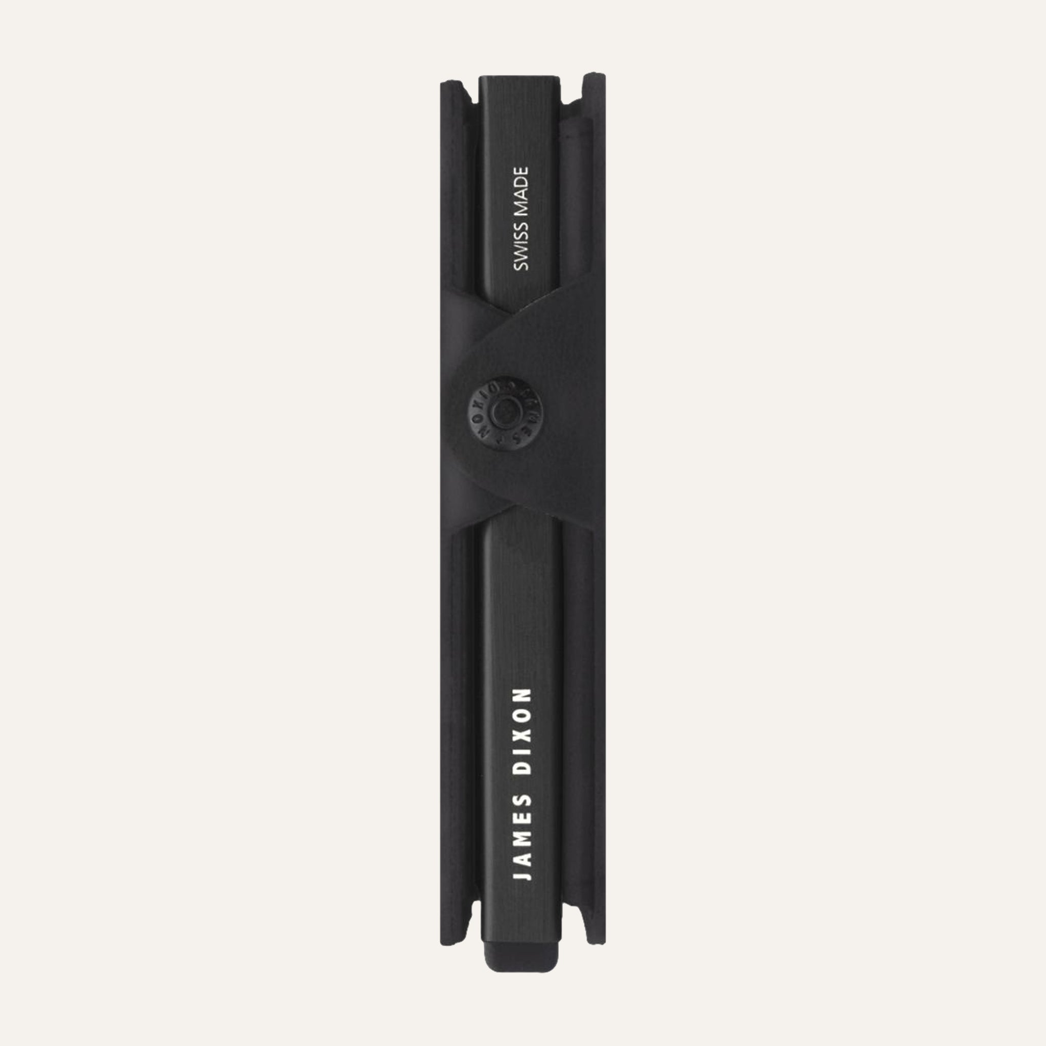 All Black - Vintage - Münzfach - Knopf - Portemonnaie