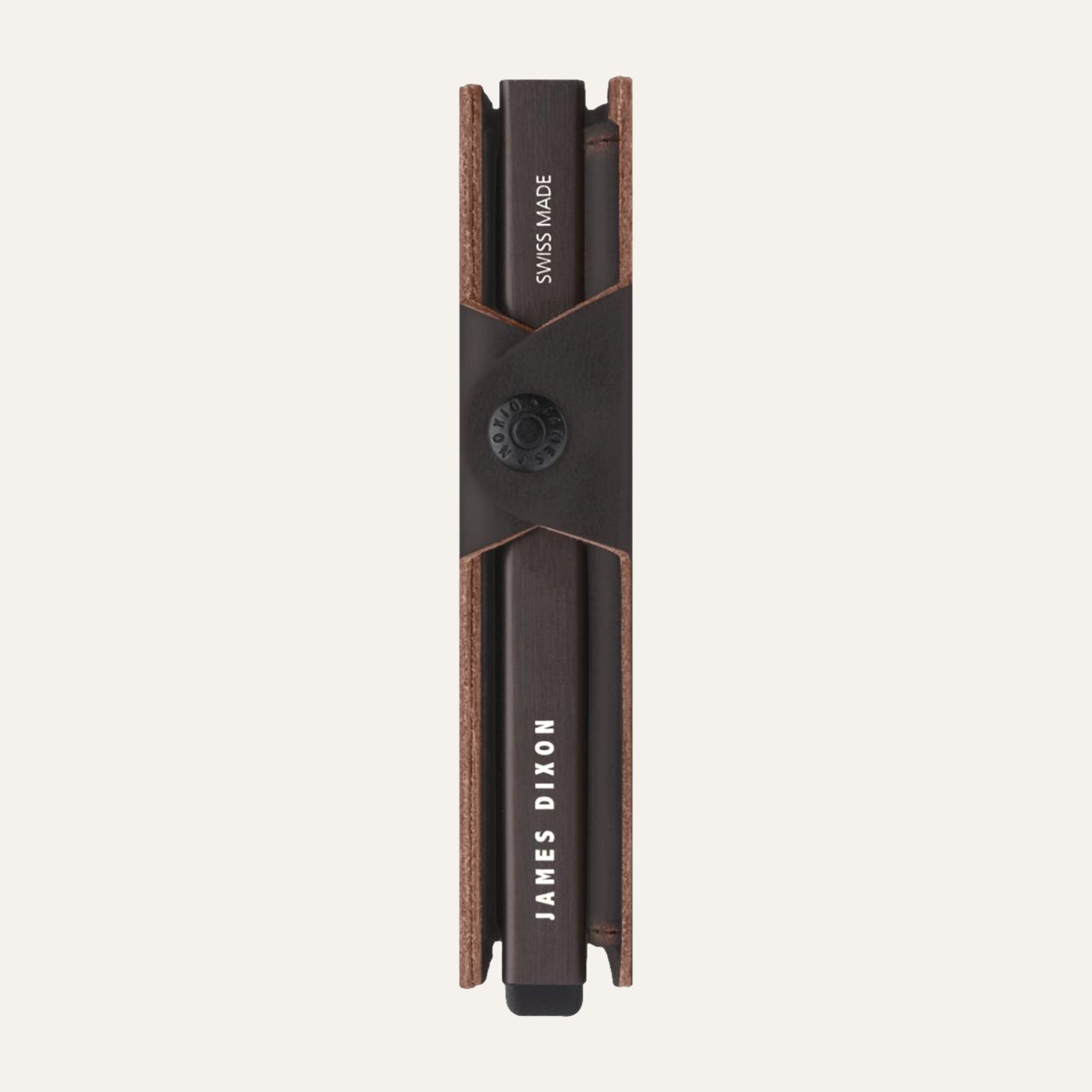 Dark Brown Cacao - Vintage - Coin Pocket - Snap - Wallet