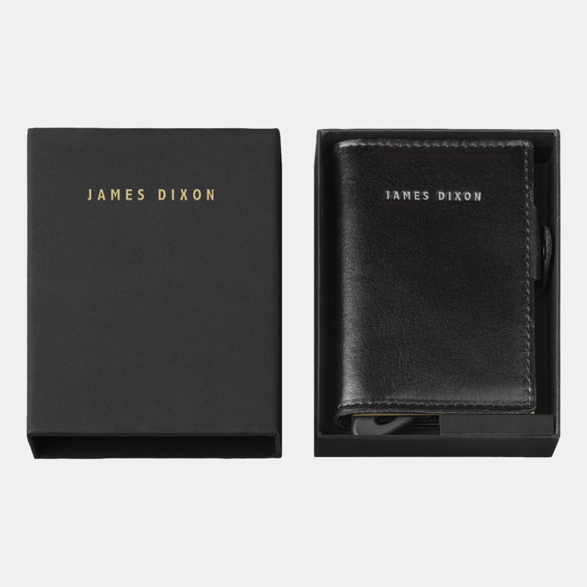 jd0285 james dixon boton classic black silver wallet box