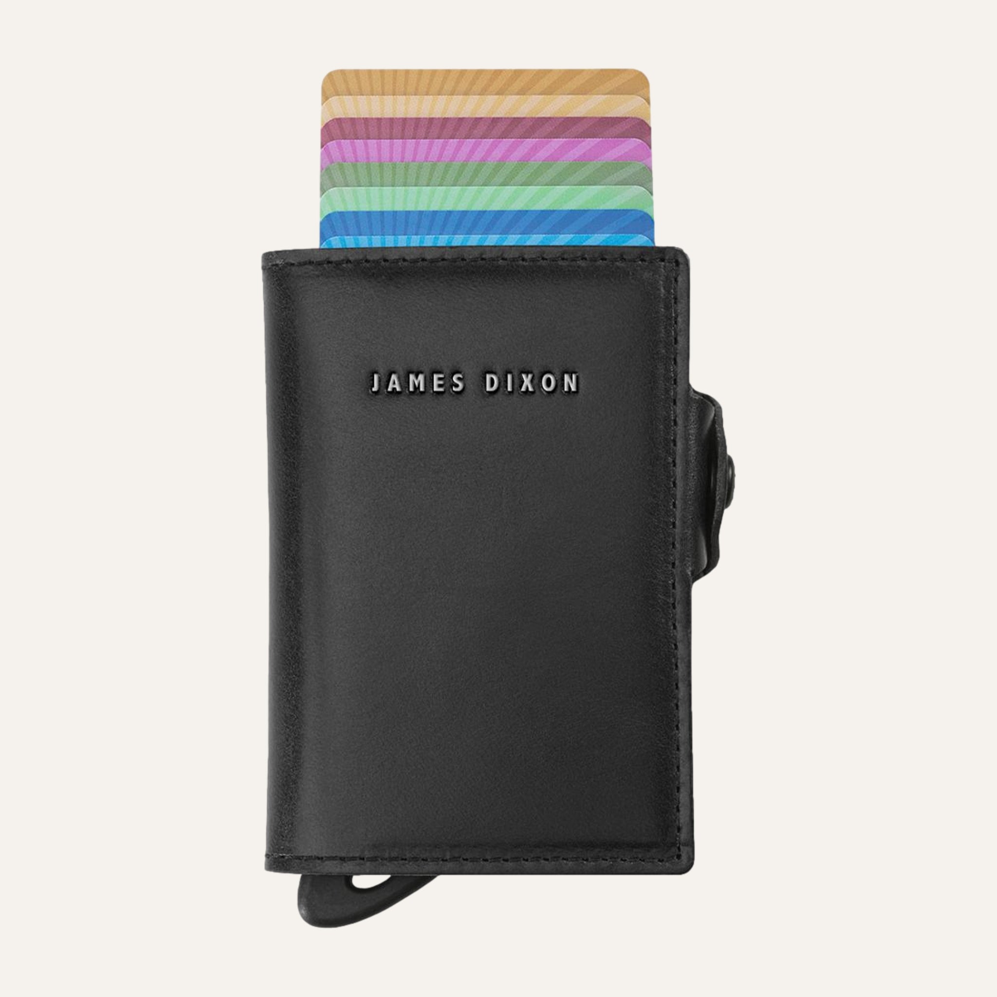 Black/Silver - Classic - Coin Pocket - Snap - Wallet
