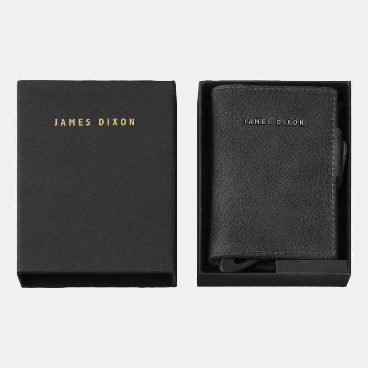 jd0288 james dixon boton grace black silver coin pocket wallet box