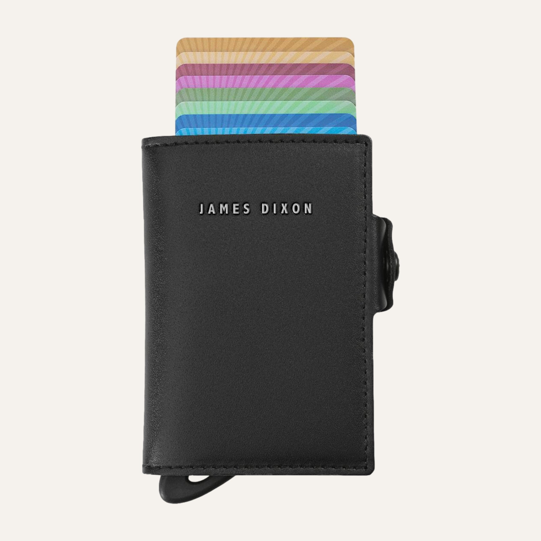 Black/Silver - One - Coin Pocket - Snap - Wallet