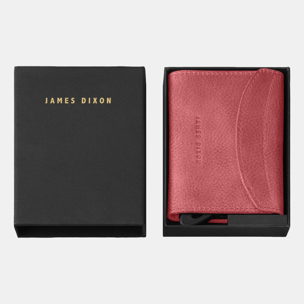 jd0299 james dixon grande grace coral pink coin pocket wallet box
