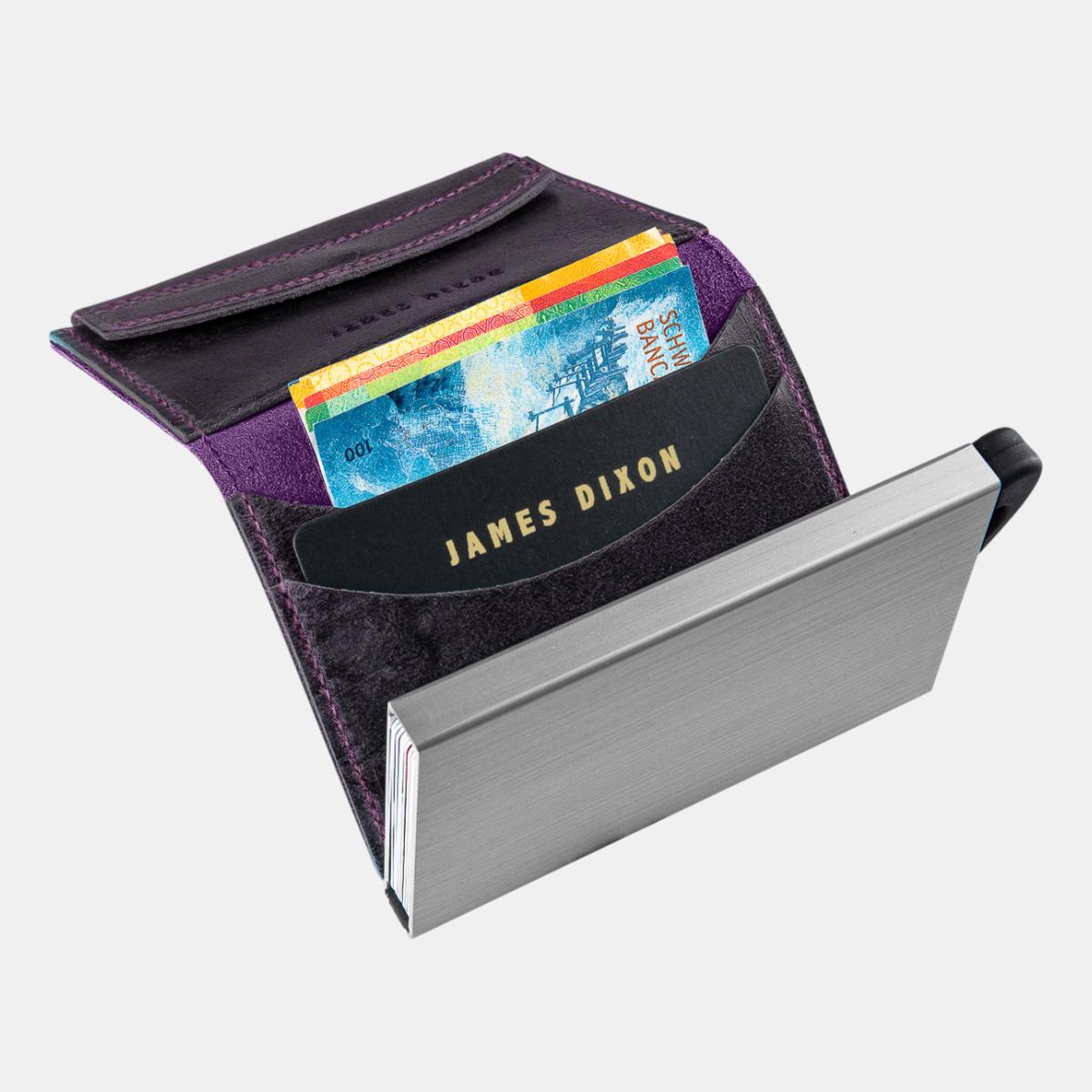 jd0315 james dixon puro raw purple coin pocket wallet notes