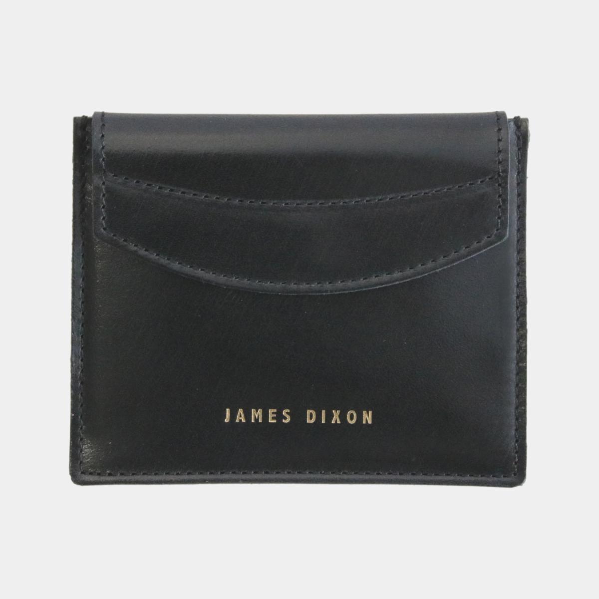 jd0328 james dixon poco classic black coin pocket wallet front