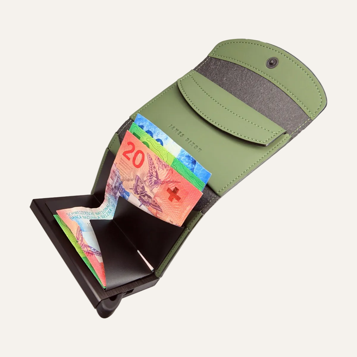 Green - Nautica - Coin Pocket - Flap - Wallet