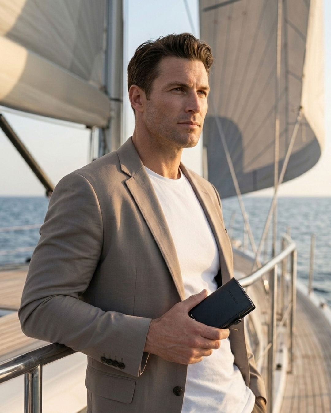 Grey - Nautica - Coin Pocket - Snap - Wallet