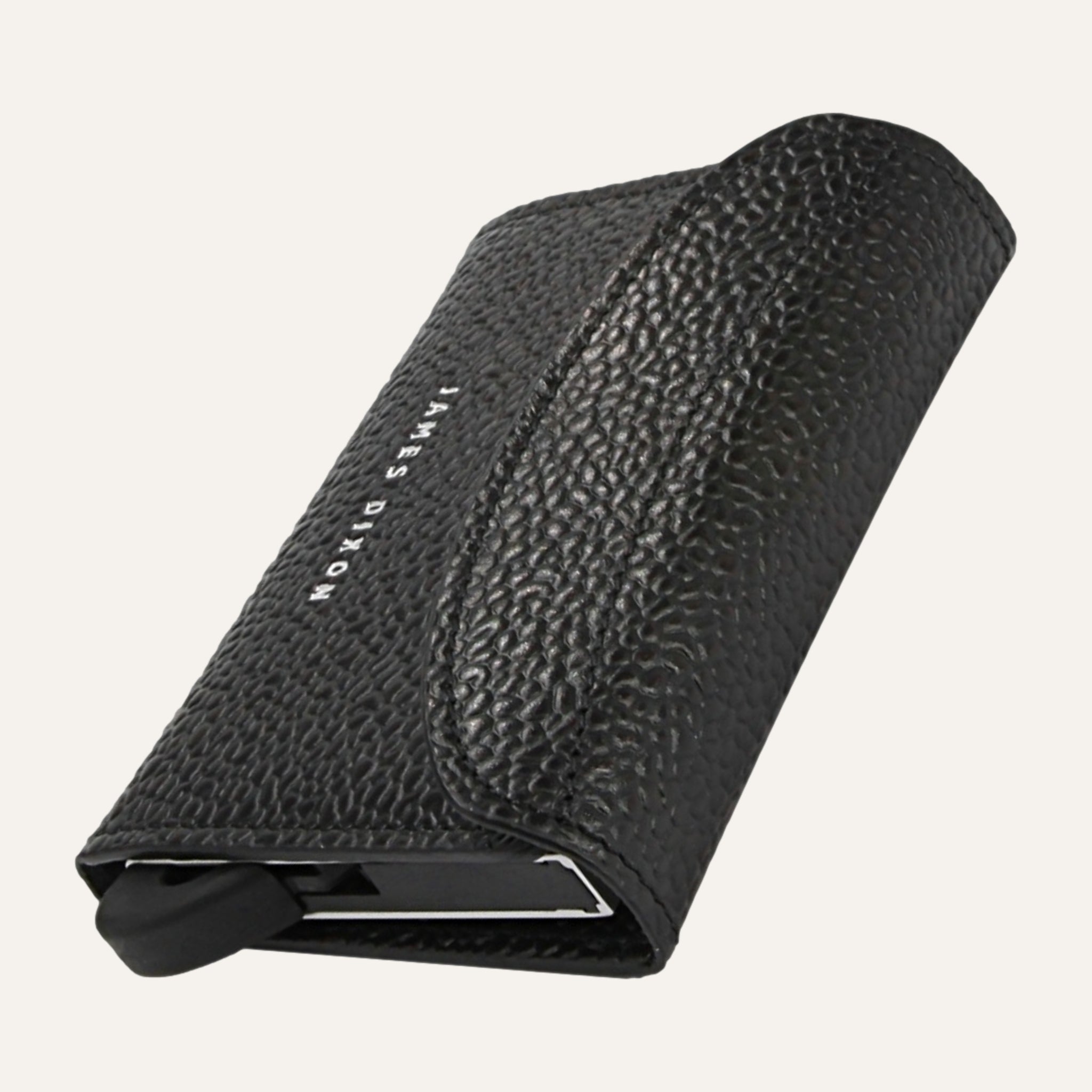 Black/Silver - Caviar - Coin Pocket - Flap - Wallet