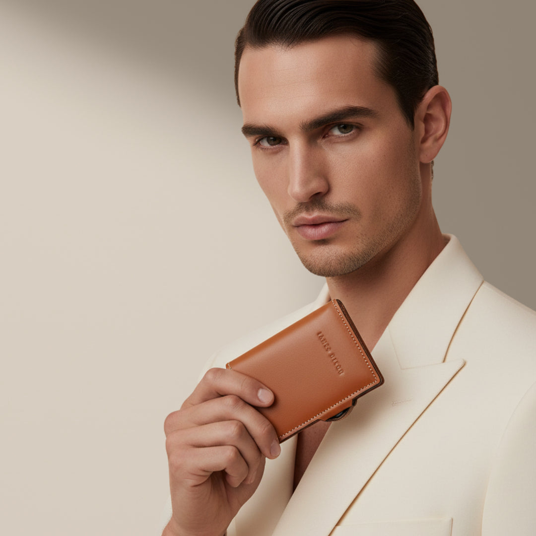 Light Brown Caramel - One - Coin Pocket - Snap - Wallet