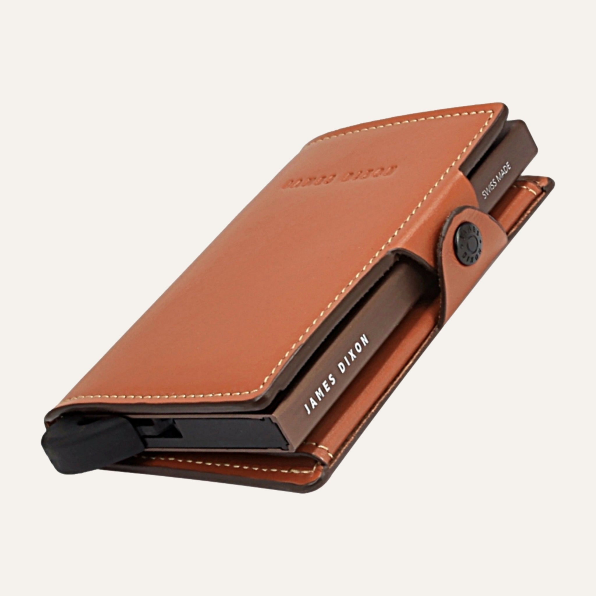 Light Brown Caramel - One - Coin Pocket - Snap - Wallet