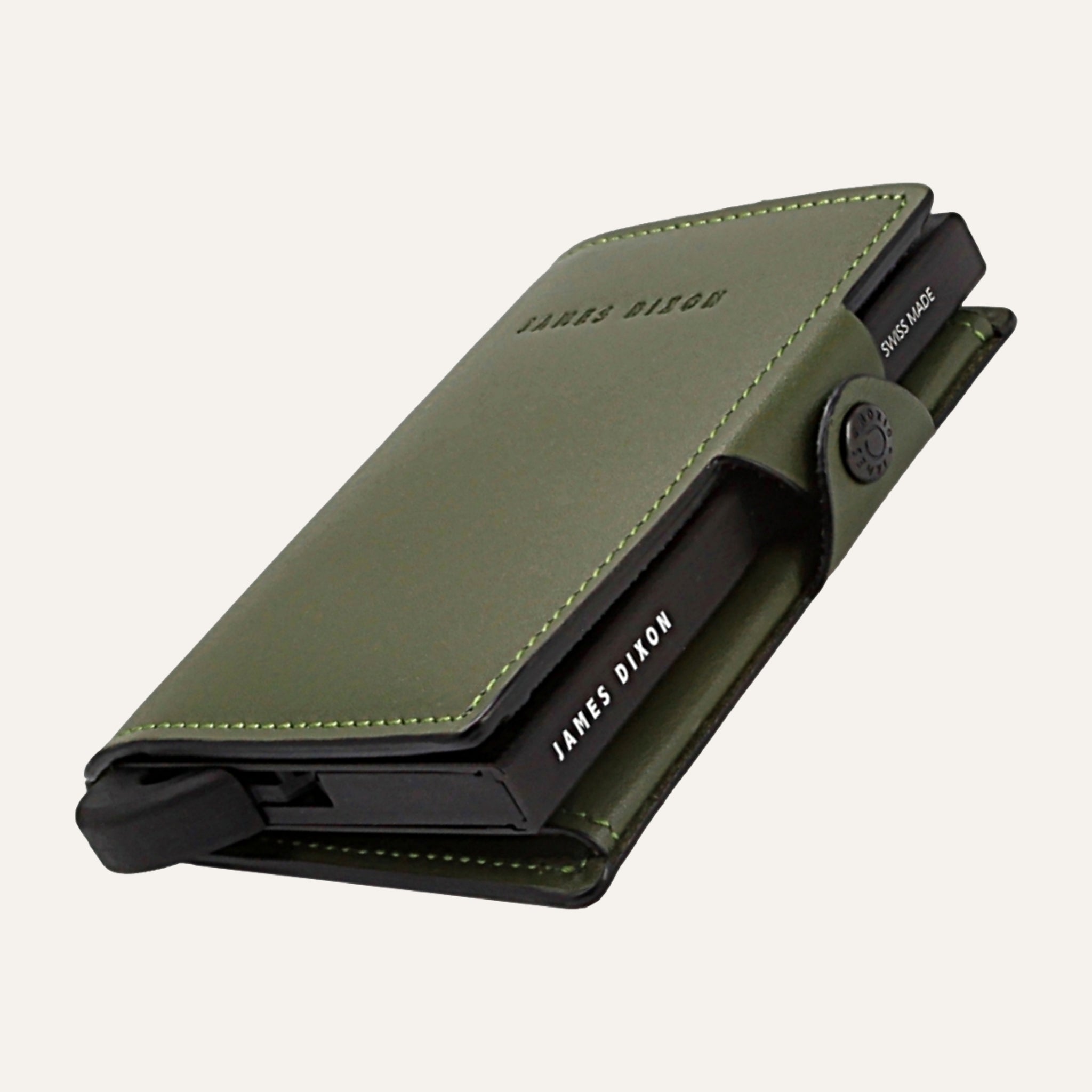 Green - One - Coin Pocket - Snap - Wallet