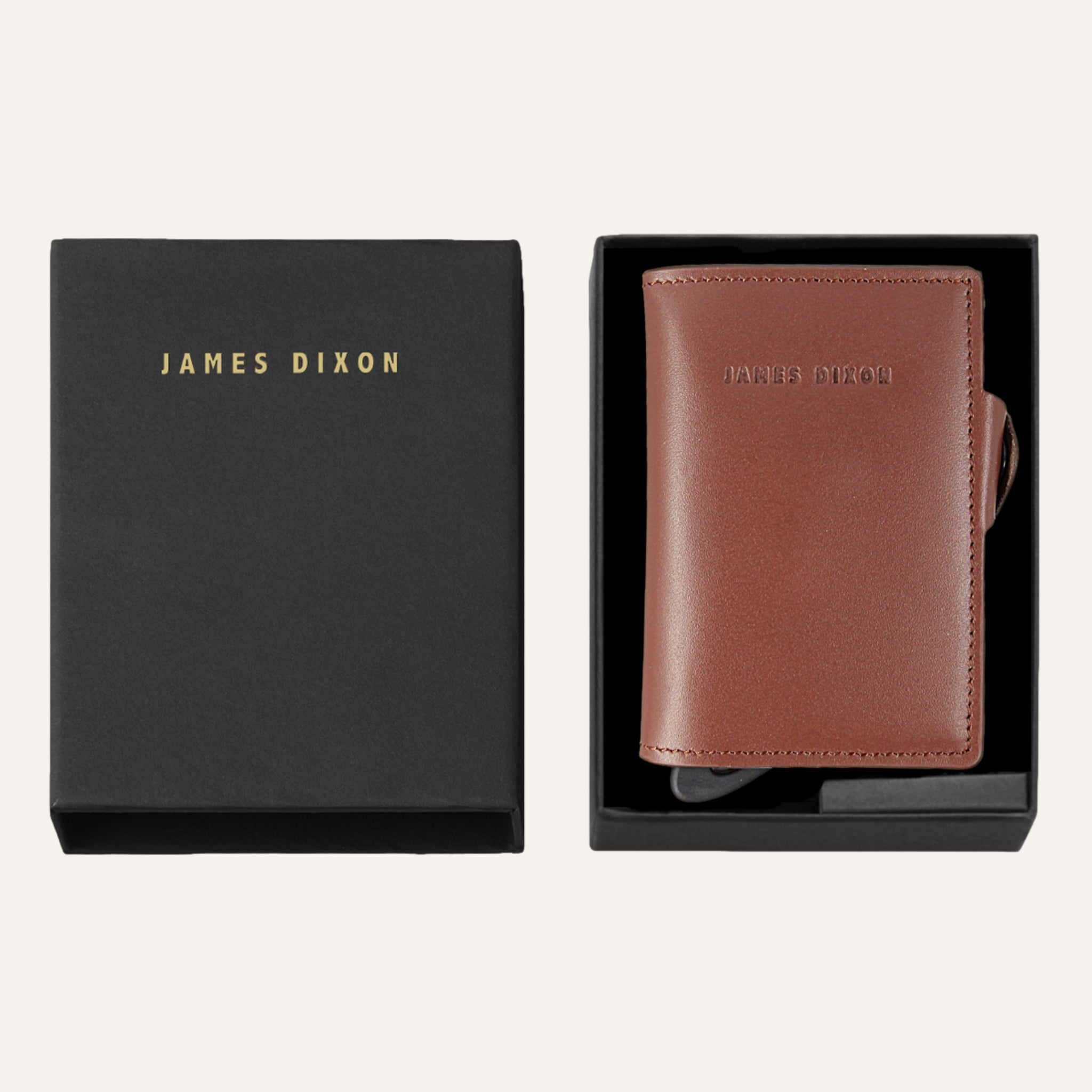 Brown Havana - One - Coin Pocket - Snap - Wallet