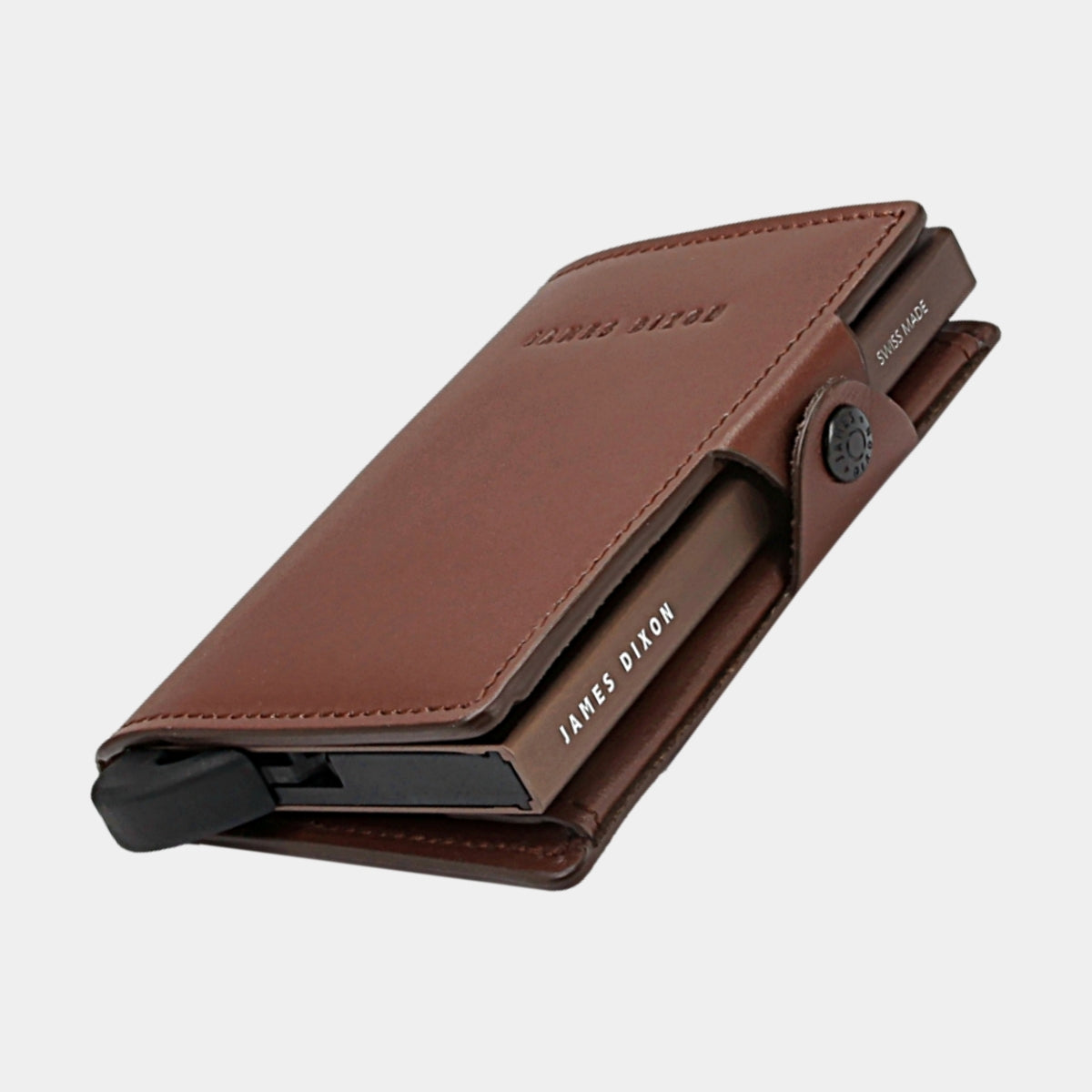 Brown Havana - One - Coin Pocket - Snap - Wallet