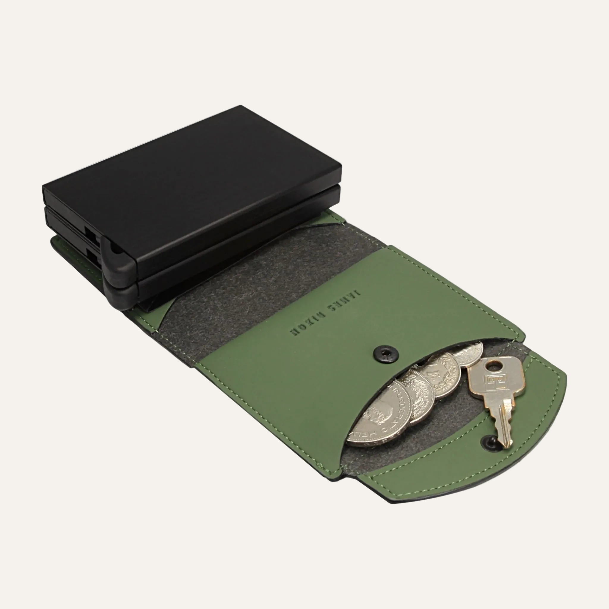 Green - Nautica - XL - Monnaie - Bouton - Porte-cartes