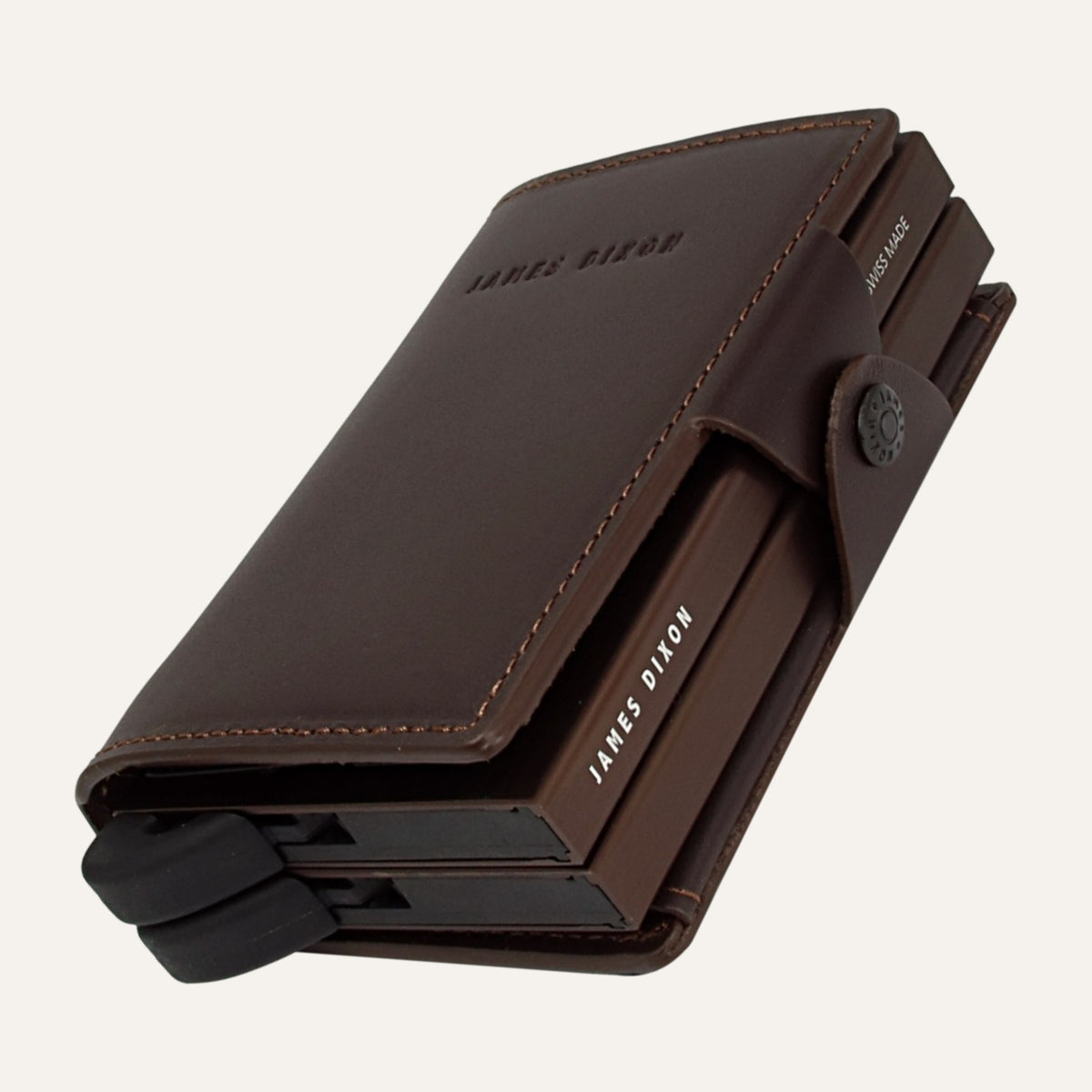 All Black - One - XL - Münzfach - Knopf - Portemonnaie