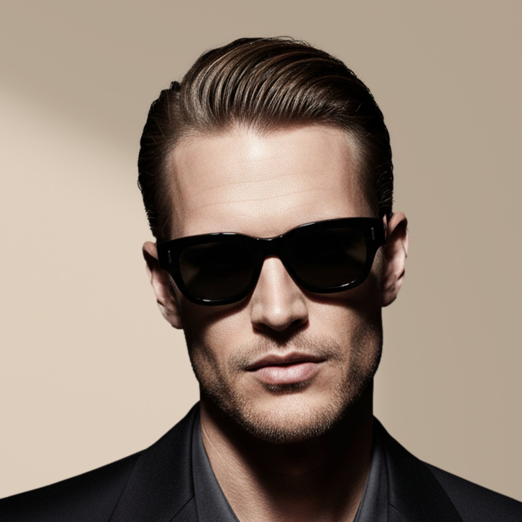 Negro/Gris – Lennox – Cuadradas – Acetato – Gafas de sol