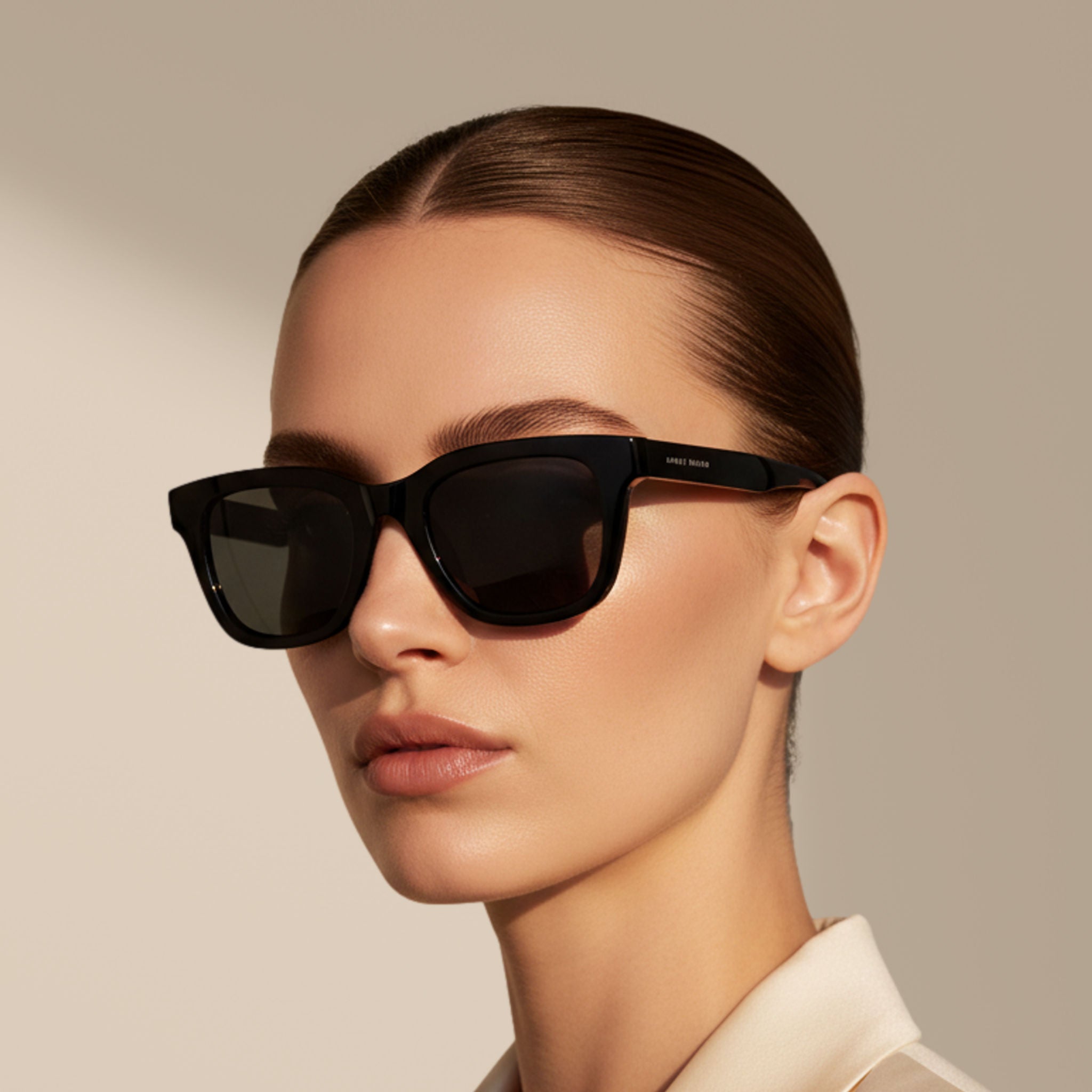 Nero/Grigio – Everett – Squadrata – Acetato – Occhiali da sole